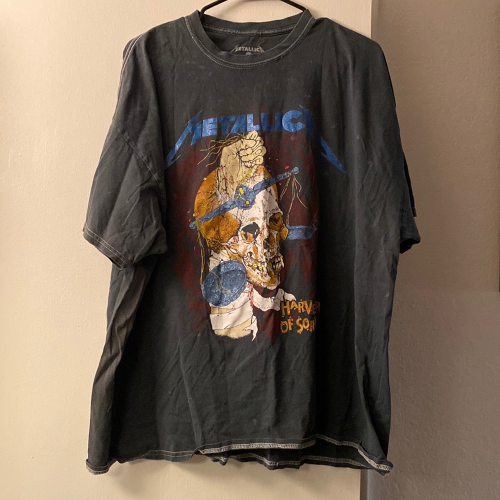 Metallica oversized tee, Urban Outfitters, S/M